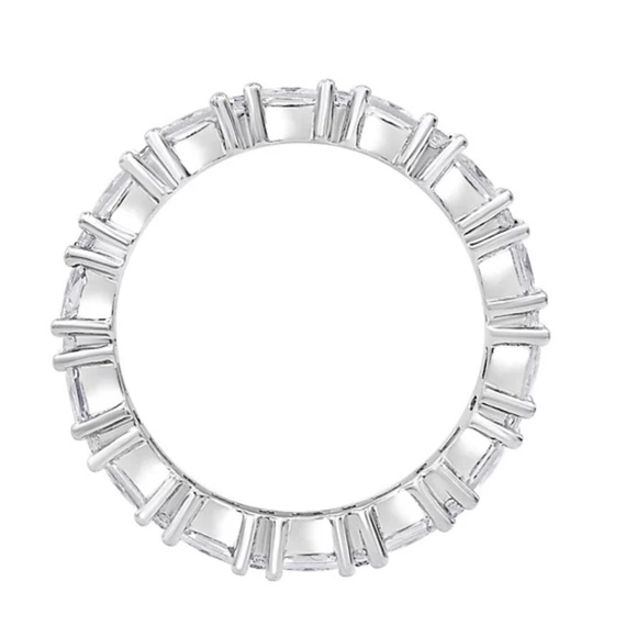 Diamonique 4.35 CTTW Eternity Band Size 7 NIB - Picture 9 of 10